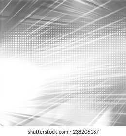 Vector Abstract silver shiny template background