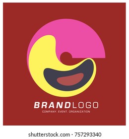 Vector Abstract Simple Colorful Logo Design