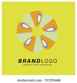 Vector Abstract Simple Colorful Logo Design