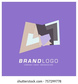 Vector Abstract Simple Colorful Logo Design