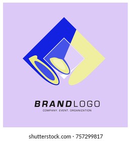 Vector Abstract Simple Colorful Logo Design