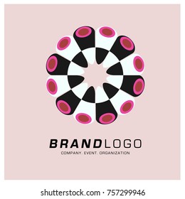 Vector Abstract Simple Colorful Logo Design