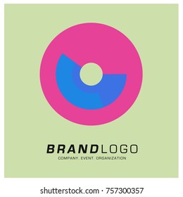 Vector Abstract Simple Colorful Logo Design