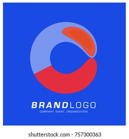 Vector Abstract Simple Colorful Logo Design