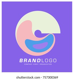 Vector Abstract Simple Colorful Logo Design