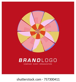 Vector Abstract Simple Colorful Logo Design