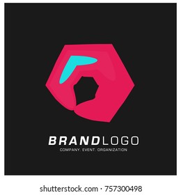 Vector Abstract Simple Colorful Logo Design