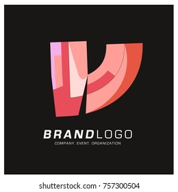 Vector Abstract Simple Colorful Logo Design