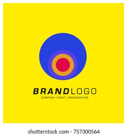Vector Abstract Simple Colorful Logo Design