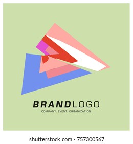 Vector Abstract Simple Colorful Logo Design