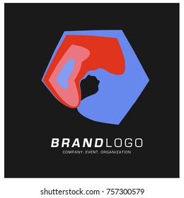 Vector Abstract Simple Colorful Logo Design