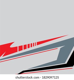 vector abstract simple motive racing car