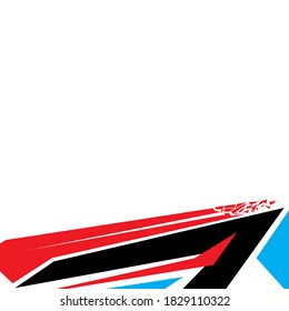 vector abstract simple motive racing car