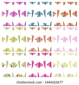 Vector abstract simple pattern hand drawn for your design
