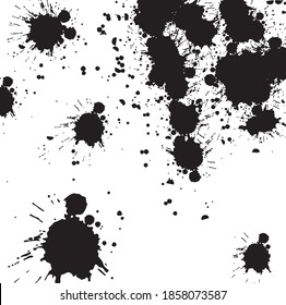 Vector abstract simple pattern for your game or background. Dots, spots and freckles