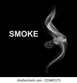 Vector abstract smoke background