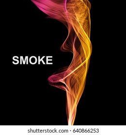 Vector abstract smoke background.