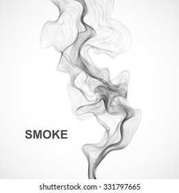 Vector abstract smoke background. Vector illustration.  