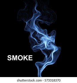 Vector abstract smoke background. Vector illustration