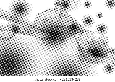 Vektorabstrakter Rauch auf halbem Hintergrund