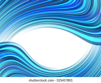 Vector. Abstract smooth background, curve composition.