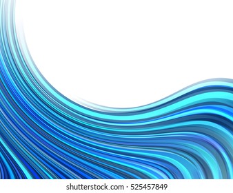 Vector. Abstract smooth background, curve composition.
