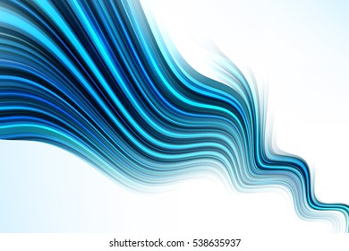 Vector. Abstract smooth background, curve composition.