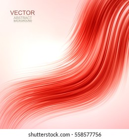 Vector. Abstract smooth background, curve composition