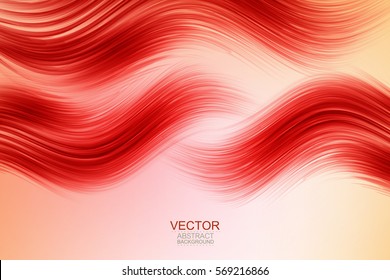 Vector. Abstract smooth background, curve composition