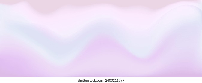 Vector abstract smooth, fluid wave background. Modern color transition halftone light plum, pink, blue purple gradient fon. Suit for poster, cover, banner, brochure, website, sale, border, back