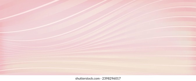 Vector abstract smooth wave with line fon. Color halftone peach fuzz background. Modern transitions gradient back. Suit for poster, cover, banner, brochure, website, sale, border