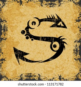 Vector abstract Snake, Chinese New Year 2013