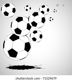 the vector abstract soccer background