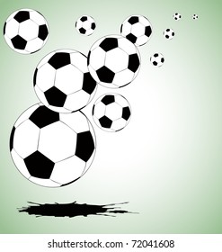 the vector abstract soccer background