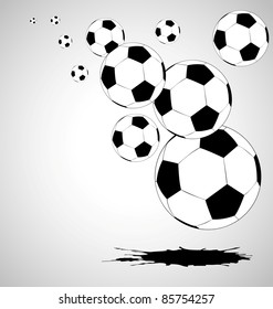 the vector abstract soccer background