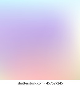 Vector abstract soft colored blurred background for design. Calm pastel fond. Cool neutral backdrop. 