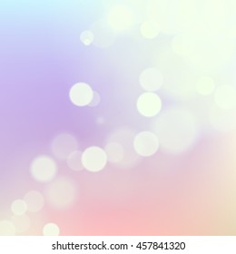 Vector abstract soft colored blurred background for design. Calm pastel fond. Cool neutral bokeh backdrop. 