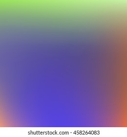 Vector abstract soft colored blurred background for design. Calm unfocused blue fond. Cool neutral backdrop. 