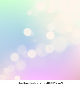 Vector abstract soft colored blurred background for design. Calm pastel fond. Cool neutral bokeh backdrop. 