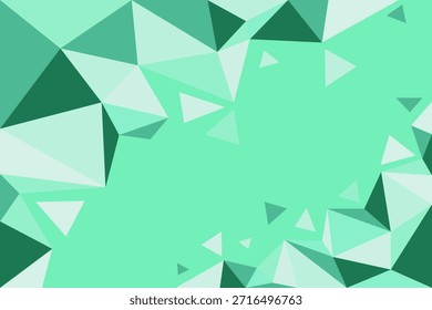 Vetor abstrato moldura de fundo azul futurista suave de formas geométricas. cor pastel, baixo poli, fragmentos.