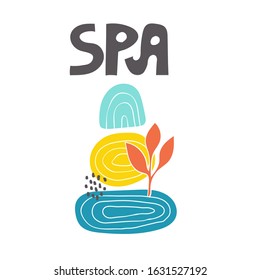Vector Abstract Spa Salon Background