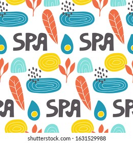 Vector Abstract Spa Salon Background