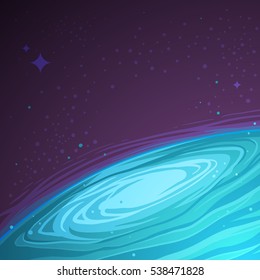 Vector abstract space background.