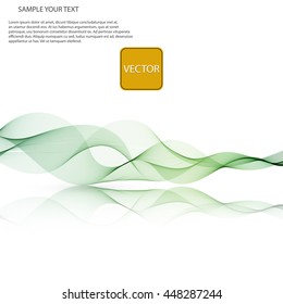 Vector Abstract spectrum colorful wave on mirror white