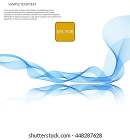 Vector Abstract spectrum colorful wave on mirror white