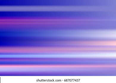 vector abstract speed of night lights in the city with motion blur