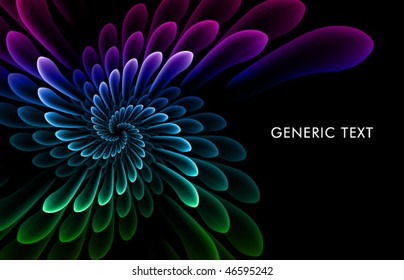 Vector Abstract Spiral