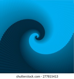 Vector abstract spiral background.