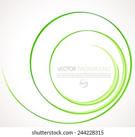 Vector Abstract spiral background. Template brochure design