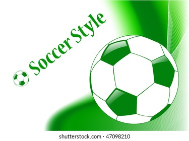 the vector abstract sport soccer background